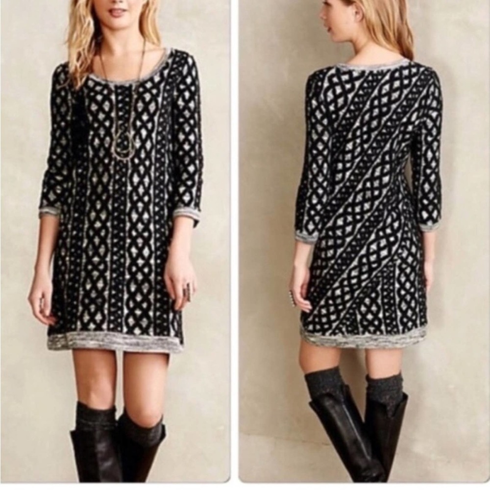 ANTHROPOLOGIE | Moth Textured Dress